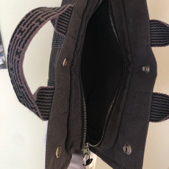 HERMÈS CANVAS TOTE HAND BAG - Picture 8 of 12